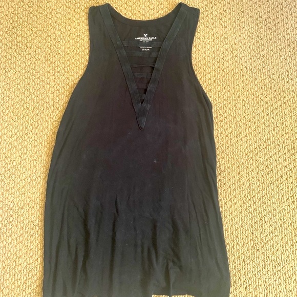 American Eagle Outfitters Tops - American Eagle Black Tank
